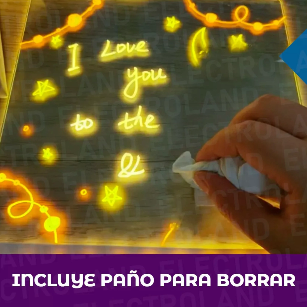 ImagiGlow LED Board – Pizarra Creativa 7 Colores