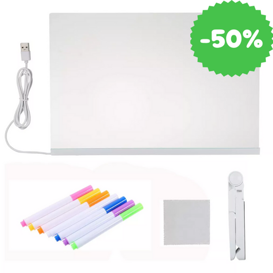 ImagiGlow LED Board – Pizarra Creativa 7 Colores